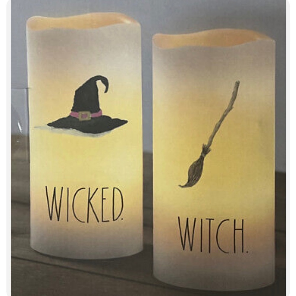 *New in box* Rae Dunn flameless candle duo